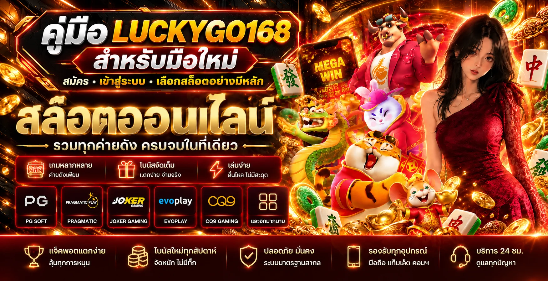 LUCKYGO168 คู่มือสมัคร Login และเล่นสล็อตสำหรับมือใหม่